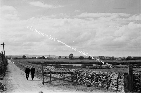 ANTI FLOODING DYKE UNDER CONSTRUCTION ON RIVER FERGUS